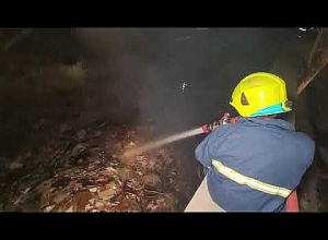 Հրդեհ Դալմա Գարդեն Մոլի ետնամասում