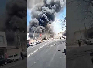 Երևանում այրվում է Սուրմալու առևտրի կենտրոնը