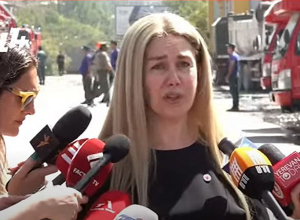 Հայկական կարմիր խաչի ընկերության գործադիր տնօրեն Աննա Եղիազարյանի ճեպազրույցը