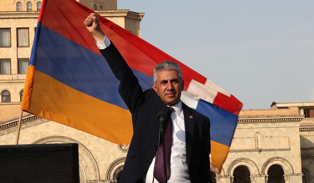 Էդգար Ղազարյան հանրահավաքին