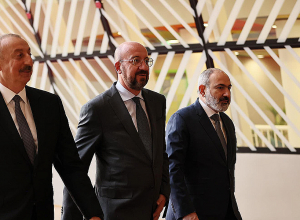 В Брюсселе началась трехсторонняя встреча Пашинян-Мишель-Алиев