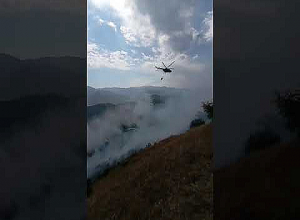 Հրդեհ Իջևան քաղաքի գինու գործարանի մոտակայքում