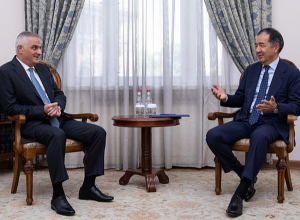 Մհեր Գրիգորյանն ընդունել է Բակիտժան Սագինտաևին