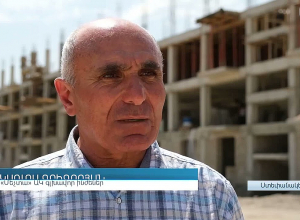 Продолжается строительство квартала, предназначенного для переселенцев из Гадрута