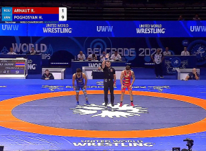 Հրաչյա Պողոսյանը հաղթեց և կպայքարի բրոնզե մեդալի համար. ըմբշամարտի ԱԱ