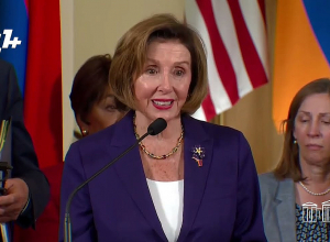 Նենսի Փելոսիի և Ալեն Սիմոնյանի հայտարարությունները և հարցուպատասխանը Ազգային ժողովում