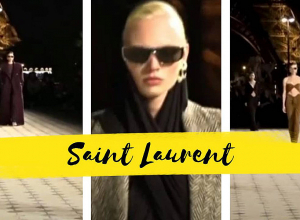 Вечерняя коллекция Saint Laurent на Неделе моды в Париже
