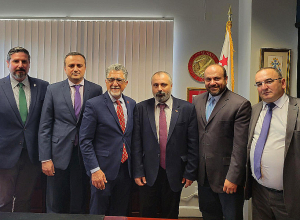 Давид Бабаян встретился с сенатором штата Калифорния Энтони Портантино и членом НС Адрином Назаряном