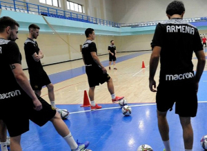 Հայաստանի Ֆուտզալի հավաքականը պատրաստվում է Չեխիայի դեմ խաղերին
