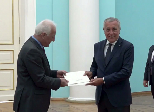 Նախագահ Խաչատուրյանին հավատարմագրերն է հանձնել  Մալթայի Ինքնիշխան Ուխտի նորանշանակ դեսպանը
