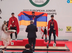 Գոռ Սահակյանը` ծանրամարտի Եվրոպայի երիտասարդների չեմպիոն