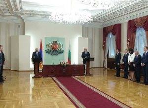 Президенты Армении и Болгарии выступили с заявлением для прессы