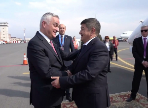 ԵԱՏՄ անդամ պետությունների կառավարութունների ղեկավարների ժամանումը Երևան