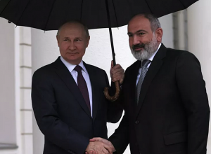 Беседа Никола Пашиняна с Владимиром Путиным