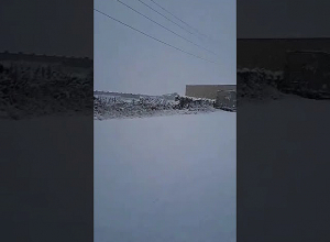 В Гаваре выпал первый снег