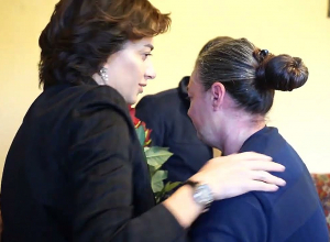 Աննա Հակոբյանը Մխչյան գյուղում այցելել է 44-օրյա պատերազմում հերոսաբար զոհված Տարոն Անդրեասյանի տուն