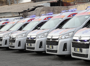 Ճապոնիան Հայաստանին շտապօգնության 39 մեքենա է նվիրել. ներկա է եղել Նիկոլ Փաշինյանը