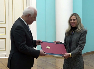 Նախագահ Վահագն Խաչատուրյանին հավատարմագրերն է հանձնել Հայաստանում Եգիպտոսի նորանշանակ դեսպանը