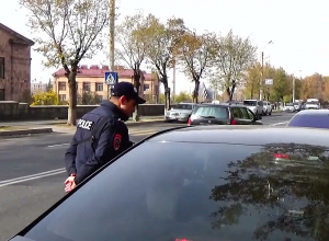 На прошлой неделе патрульные зарегистрировали 1330 нарушений в Ереване, Шираке и Лори