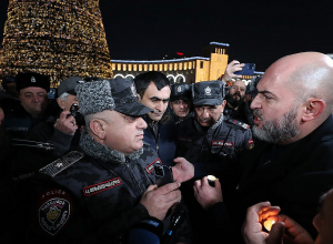 Не создавайте лишних проблем, мы не повредим ёлку - Армен Ашотян заместителю начальника полиции