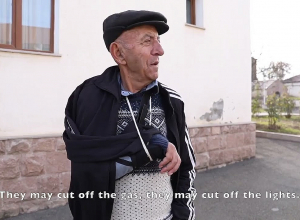 Жители «Степанакертского дома-интерната» в дни блокады