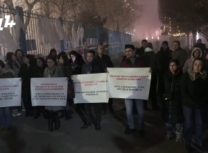 Բուժաշխատողների բողոքի ակցիան` ՄԱԿ-ի գրասենյակի դիմաց․ Ուղիղ