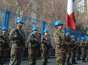 Բևեռի խորհրդանշական ակցիան` ՀՀ-ում ՄԱԿ-ի գրասենյակի մոտ` ՄԱԿ խաղաղապահների պահանջով