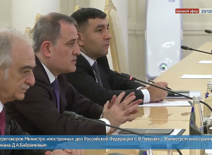 Жаль, что наши армянские коллеги не участвуют в этой встрече: Лавров - Байрамову