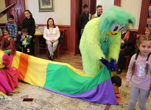 Հայ օգնության միության աջակցությամբ անակնկալ՝  վիրավոր զինվորների փոքրիկներին