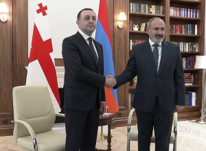 Իրակլի Ղարիբաշվիլին եւ Փաշինյանը առանձնազրույց են ունեցել
