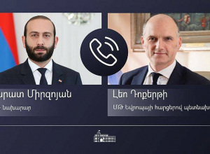 Арарат Мирзоян провёл телефонный разговор с госминистром по вопросам Европы Великобритании Лео Докерти