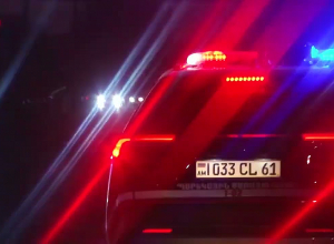 Патрульные Ширака за полчаса нашли угнанную машину и 1 похитителя