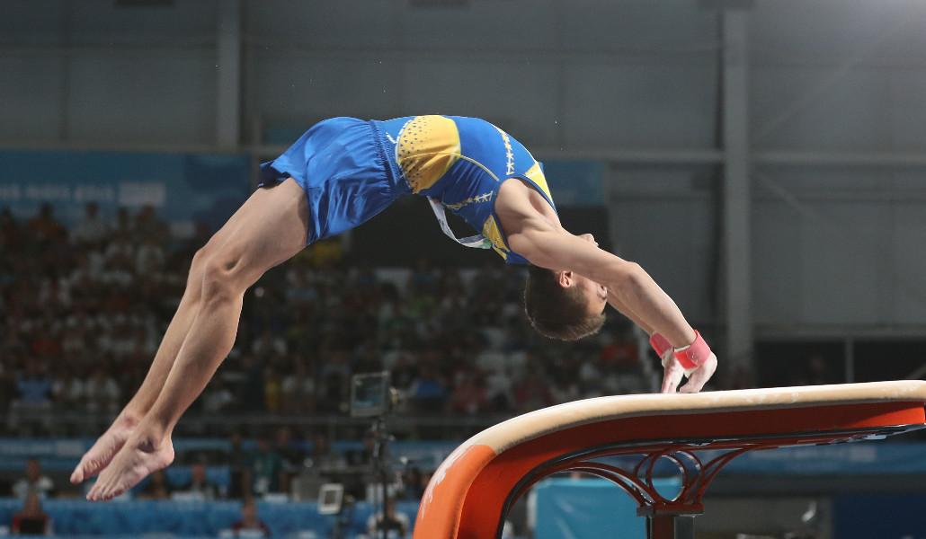 2018-10-14_Gymnastics_at_2018_Summer_Youth_Olympics_–_Boys'_Artistic_Gymnastics_–_Apparatus_finals_–_Vault_(Martin_Rulsch)_176