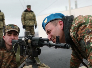 «Պաշտպան հայրենյաց» ծրագրի մասնակիցների վարժանքները