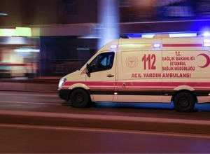 В результате землетрясения в Турции взорвался газопровод, после чего начался пожар