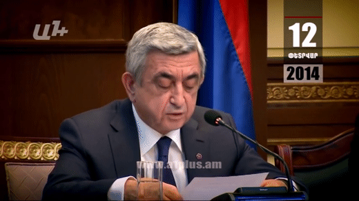 Օրացույց․ 12-ը փետրվարի․ Սերժ Սարգսյանը հայտարարում է, որ Գագիկ Ծառուկյանը պետք է դուրս գա քաղաքականությունից