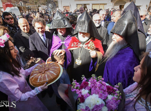 Մեծի Տանն Կիլիկիո կաթողիկոս Արամ Ա-ն այցելէլ է Հալեպ