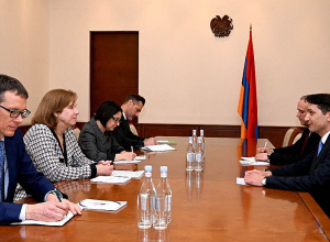 ՀՀ ֆինանսների նախարար Վահե Հովհաննիսյանն ընդունել է ԱՄՆ դեսպան Քրիստինա Քվիենին