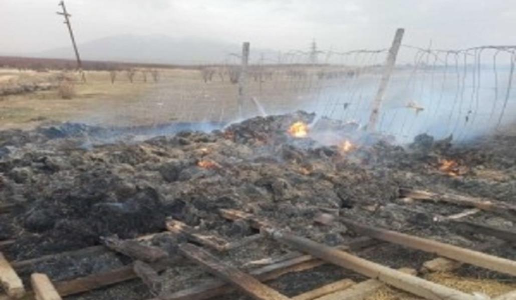 thumbnail_Աշտարակ քաղաքում այրվել է անասնակեր