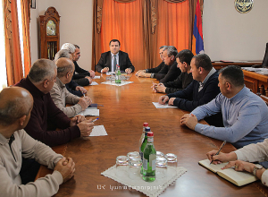 Գուրգեն Ներսիսյանն ընդունել է «Արցախի պահեստազորի սպաների» ՀԿ անդամներին