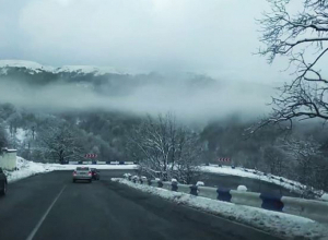 Դիլիջանի ոլորաներում «Hyundai Sonata»-ն դուրս է եկել երթևեկելի հատվածից և մոտ 4-5 մետր սահելով հայտնվել ձորակում