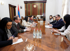 Тигран Хачатрян принял представителей Международной организации труда