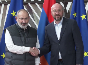 Փաշինյանը Բրյուսելում հանդիպել է Շառլ Միշելին