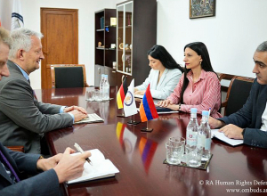 Անահիտ Մանասյանը Գերմանիայի դեսպանին է ներկայացրել ադրբեջանական ագրեսիայի հետևանքով սահմանային բնակավայրերում մարդու իրավունքների խախտումները