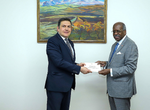 Պանամայի նորանշանակ դեսպանն իր հավատարմագրերի պատճենն է հանձնել ՀՀ ԱԳ նախարարի տեղակալին