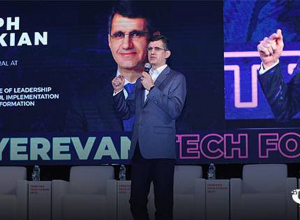«Յուքոմ»-ի գլխավոր տնօրեն Ռալֆ Յիրիկյանը Yerevan Tech Forum 2K23-ում  կարևորել է առաջնորդության դերը թվային փոխակերպման ճանապարհին