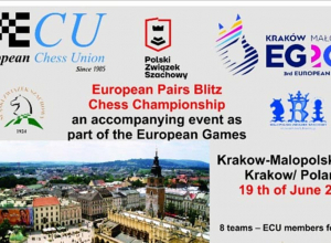 Հայտնի է Եվրոպական խաղերում Հայաստանի շախմատի թիմի կազմը