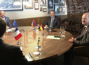 ՀՀ վարչապետի, Գերմանիայի կանցլերի, Ֆրանսիայի, ԵԽ եւ Ադրբեջանի նախագահների հանդիպումը