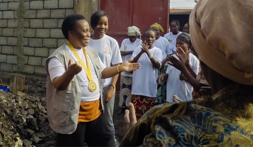 thumbnail_Julienne Lusenge's visit to the region of Goma 30.09.2022 (Provided by Julienne Lusenge's office)