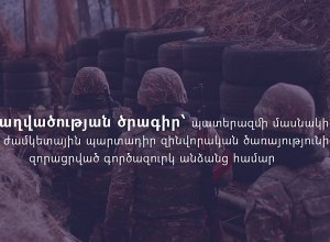 Զբաղվածության ծրագիր՝ պատերազմի մասնակիցների և ժամկետային պարտադիր զինվորական ծառայությունից զորացրված գործազուրկ անձանց համար